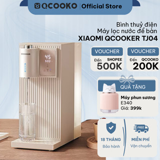  Bình thủy điện máy lọc nước làm nóng để bàn Xiaomi Qcooker CS-TJ04-75G Công nghệ lọc RO 5 lớp siêu sạch công suất 2130w 