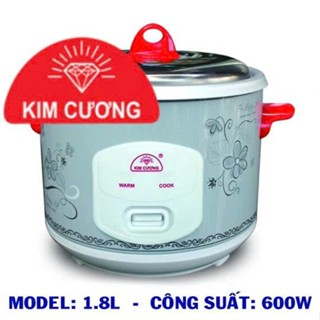 Nồi cơm điện Kim Cương nắp rời 1.8Lit, - (Giao màu ngẫu nhiên)Hàng chính hãng - Bảo hành 12 tháng