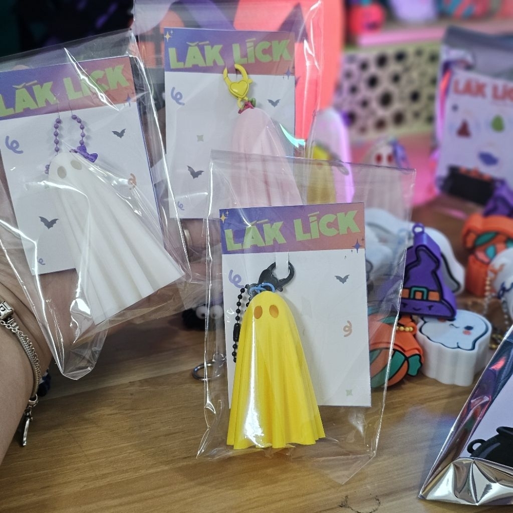 móc khoá ma cute - quà tặng halloween - quà tặng bạn bè
