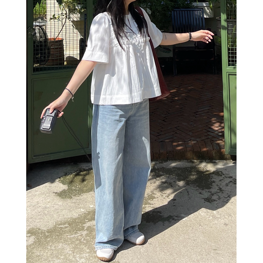 DOB - Áo babydoll nữ tay ngắn Kiyo | BigBuy360 - bigbuy360.vn