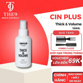 Xịt tạo phồng tóc Cin Plus Thick & Volume 150ml tạo phồng tự nhiên, giữ nếp tạo kiểu tóc - cinplus