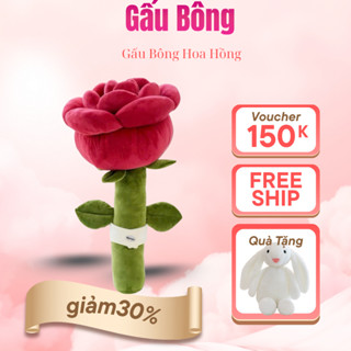 [Hàng Hot] 🌹 Gấu Bông Hoa Hồng Lãng Mạn – Quà Tặng Ngọt Ngot Ngào  Làm Quà Tặng Phù Hợp Cho Mọi Lứa Tuổi, Dịp Lễ 20-10