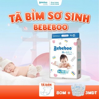  Tã Bỉm Dán Sơ Sinh Bebeboo NB80+3M S70+3M Công Nghệ Nhật Bản Siêu Mềm Mịn Bỉm Cho Bé Sơ Sinh 