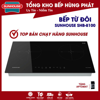 Bếp Đôi Điện Từ SUNHOUSE SHB 8100 - SHB 9111MT, Bảo Hành 3 Năm Chính Hãng SUNHOUSE