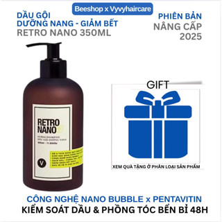  DẦU GỘI BỒ KẾT RETRO NANO GIẢM BẾT DẦU NGĂN GÀU NGỨA VYVYHAIRCARE 350ml 