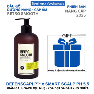  Gội Retro SMOOTH Phiên Bản dưỡng Ẩm cho da đầu thường và khô Vyvyhaircare 350ml 