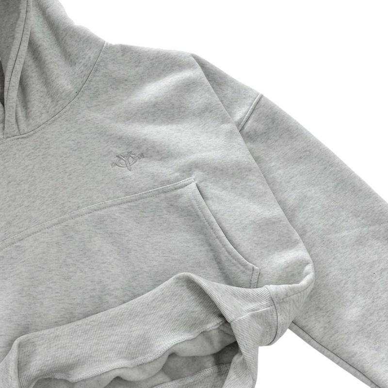 YC1996 - Áo Hoodie Nỉ Bông Trơn Basic Đơn Giản Thêu Logo Trước Ngực ( 3 Màu ) Local Brand Unisex | BigBuy360 - bigbuy360.vn