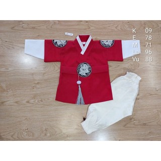 BỘ HANBOK BÉ TRAI ( ảnh tự chụp 100% )