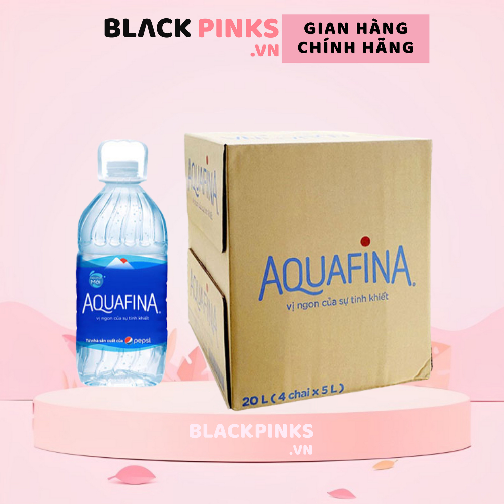 Thùng 4 chai nước uống tinh khiết Aquafina 5L (HT)