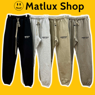 [BEST QUALITY] Quần pants Fear Of God Essentials SS25 Jersey chất liệu nỉ bông cao cấp, Quần nỉ FOG