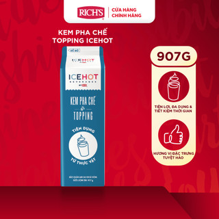 Kem Pha Chế Topping ICEHOT Hộp 907g