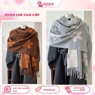  Khăn Quàng Cổ Dài Bản To Sang Trọng Hoạ Tiết Thời Thượng Với Màu Sắc Đẹp Chất Liệu Dày Dặn 