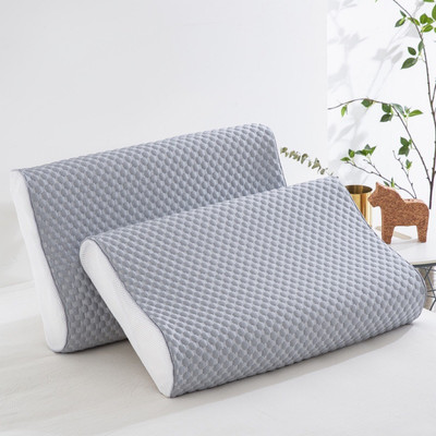 Gối cao su non có lỗ thông hơi kích thước 40x60,vỏ băng lạnh mềm mịn thoáng khí, hỗ trợ giấc ngủ ngon, gối công thái học