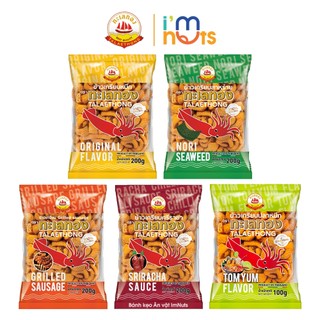  Bánh Snack Mực Talaethong Thái Lan Đủ Vị Gói 100g 