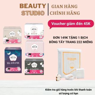 Băng Vệ Sinh Cao Cấp GOODFEEL Mặt Bông Có Cánh Gói Lớn Siêu Tiết Kiệm 4 Miếng/12 Miếng/18 Miếng