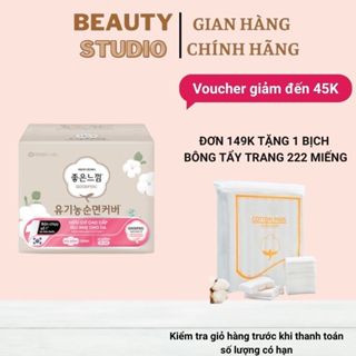 Băng Vệ Sinh Cao Cấp GOODFEEL Organic Cotton Mặt Bông Có Cánh Gói Lớn Siêu Tiết Kiệm 16 Miếng