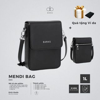  Túi đeo chéo da nam - Mendi Bag - BARAS VIETNAM - Túi đeo chéo thời trang nam 