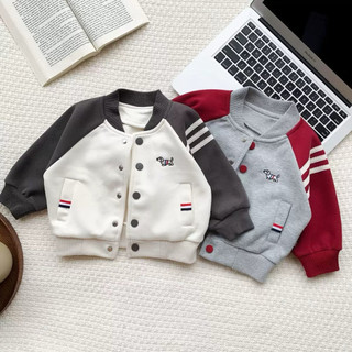 Áo bomber nỉ bóng chày cho bé trai hàng QC siêu đẹp