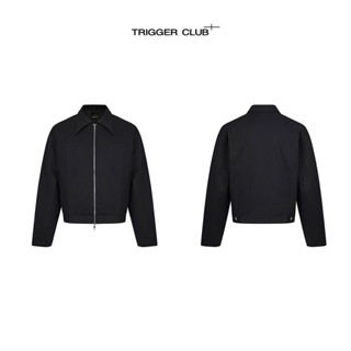 Áo khoác kaki nam boxy - TGC ZIPPED KAKI JACKET