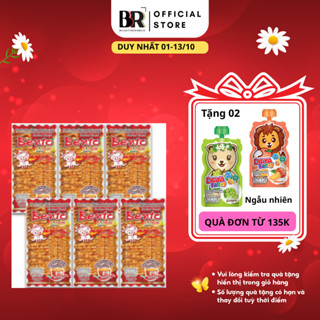 Combo 6 Gói Bánh Snack Mực Tẩm Gia Vị Cay Ngọt Hải Sản Thái Lan Bento 18g Đủ Vị