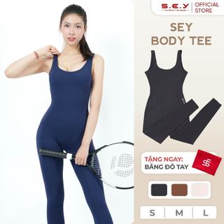  Đồ tập gym nữ SEY BODY TEE SUIT jumpsuit tập Yoga cao cấp bộ gym nữ sports Set tập gym 