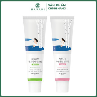  Kem Chống Nắng Round Lab Kiềm Dầu Nâng Tông Sáng Hồng 50ml Hasaki Sản Phẩm Chính Hãng 