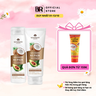 Dầu Gội Xả & Kem Ủ Tóc Chuyên Sâu Organic Bơ và Dừa Khaokho Talaypu Nhiều Size