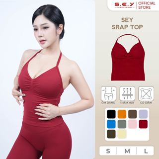 Áo Bra Nữ SEY BRA STRAP TOP – Áo Tập Gym, Áo Tập Yoga Thể Thao Quai Yếm Cao Cấp, Thoải Mái Vận Động