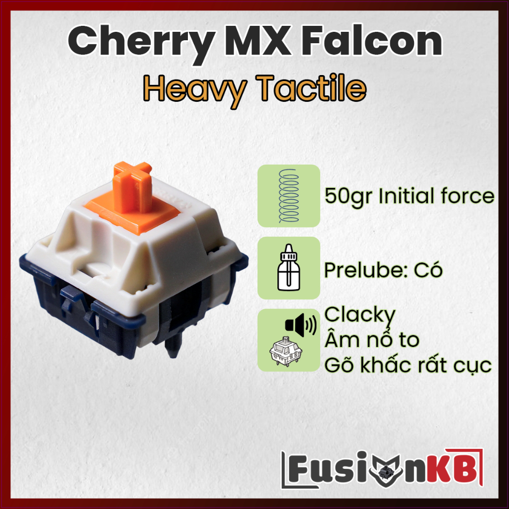 Cherry MX2A Falcon Switch | Heavy Tactile Switch | Cherry Switch | công tắc bàn phím cơ | Switch sưu