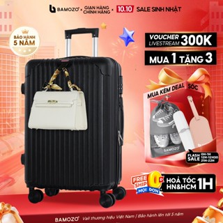 Vali du lịch size 20/size 24 Bamozo, Vali kéo Xách Tay Bịt Góc Chống Va Đập - Bảo hành 5 năm,1 đổi 1 30 ngày_8801/8809