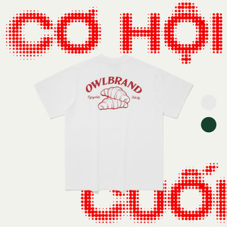  Áo thun Owlbrand Croissant 