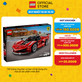 LEGO TECHNIC 42212-LG Đồ Chơi Lắp Ráp Siêu Xe Ferrari FXX K – V29 (897 Chi Tiết)