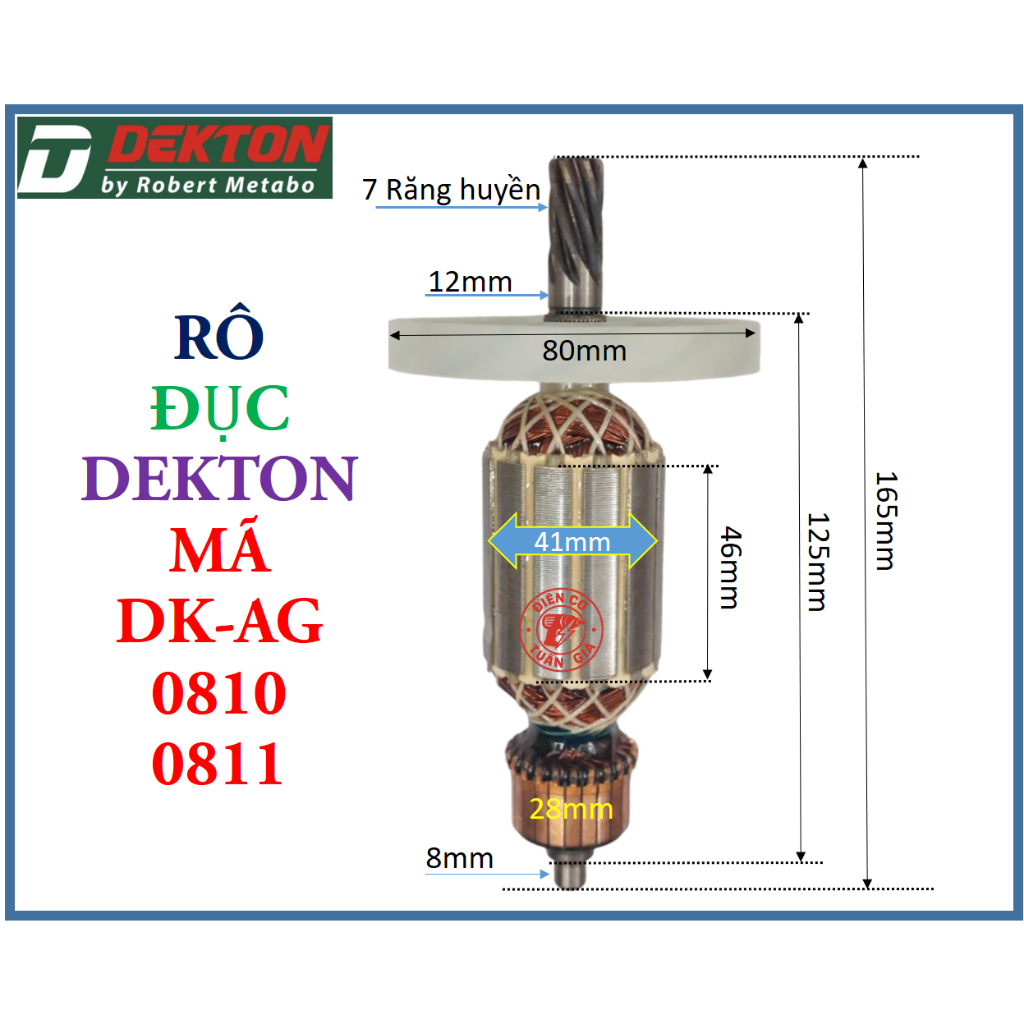 DEKTON - RÔ ĐỤC DEKTON MÃ DK-AG 0810 / 0811 CHÍNH HÃNG. hsk
