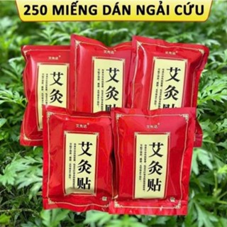  Combo 5 Túi 250 Miếng Cao Dán Ngải Cứu Đông Y Nội Địa Trung Miếng Dán Ngải Cứu Giảm Đau Nhức Cơ Thể  Túi 50 Miếng Dán  
