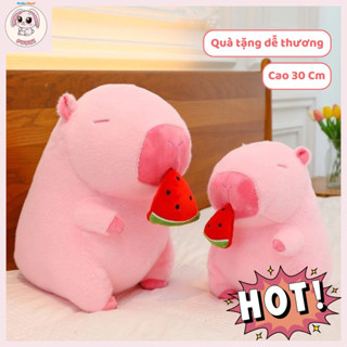 Gấu Bông Chuột Lang Nước Capybara Mềm Mịn – Thú Nhồi Bông Dễ Thương, Gối Ôm Siêu Mềm - MSP99