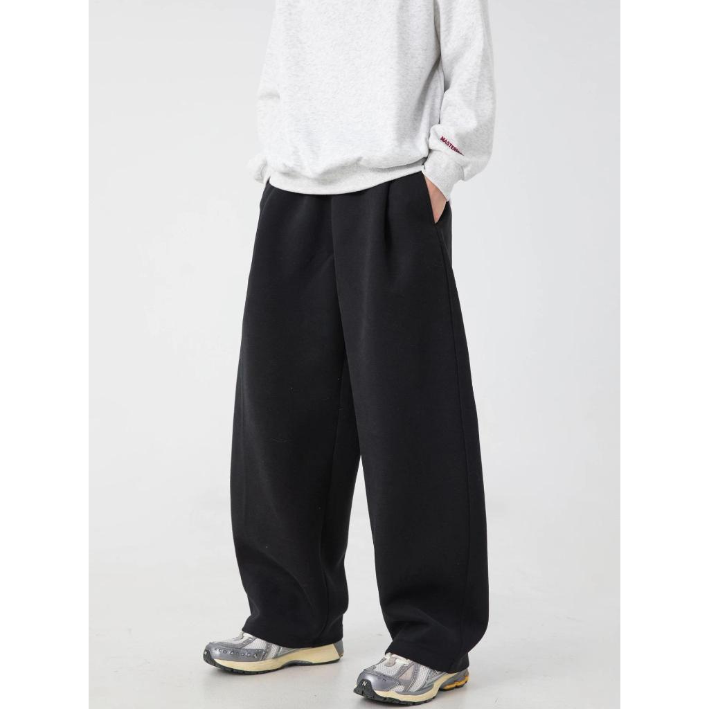 Quần nỉ ống rộng xếp ly 2 lớp cạp chun co giãn ARIS unisex mùa đông QD03 [Deal mở bán] | BigBuy360 - bigbuy360.vn