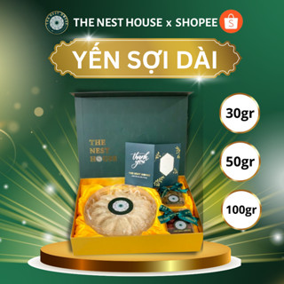 Tổ yến sào Nha Trang Khánh Hoà tinh chế sợi dài cao cấp loại 1 kèm hộp túi The Nest House