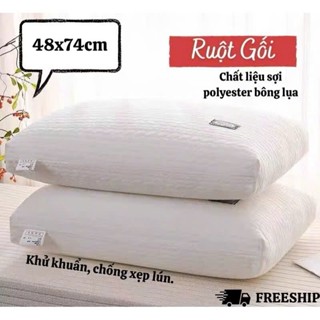Ruột gối kháng khuẩn kích thước 48 cm x 74 cm chất liệu bông gòn cao cấp [ HÀNG CAO CẤP ]