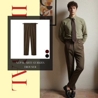 Quần Âu Nam Nepal Arte Gurkha ILLÉGAL - Lụa Nhân Tạo Dày Dặn Chống Nhăn - NEPAL ARTE GURKHA TROUSER