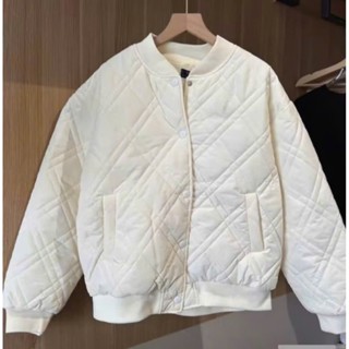  áo khoác phao trần bông bomber cho nữ hot 2025 