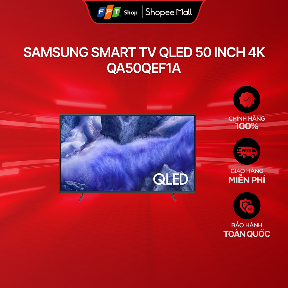 [Chỉ GH tận nơi] Samsung Smart TV QLED 50 inch 4K QA50QEF1A