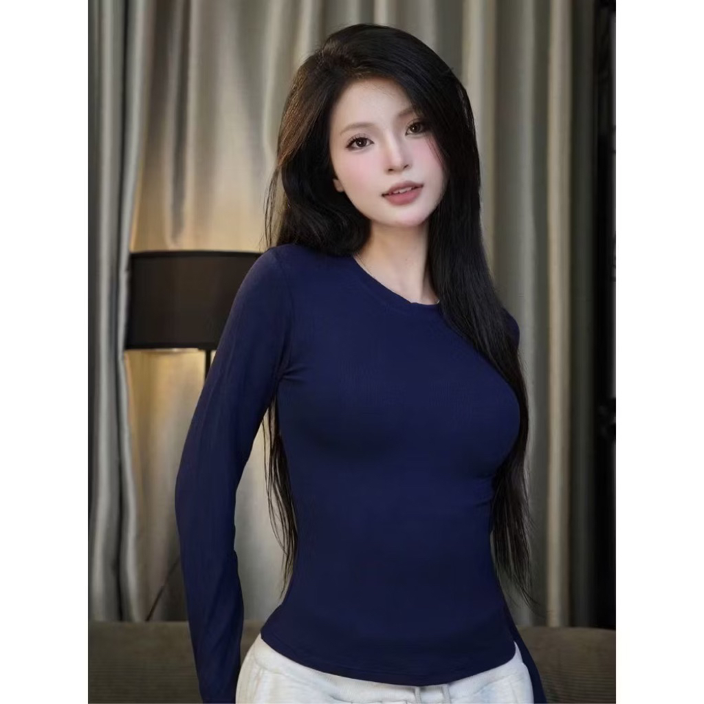 Áo Thun Dài Tay Giữ Nhiệt Siêu Co Giãn Mềm Mịn Chất Cotton Lông Mịn Dày Dặn | BigBuy360 - bigbuy360.vn