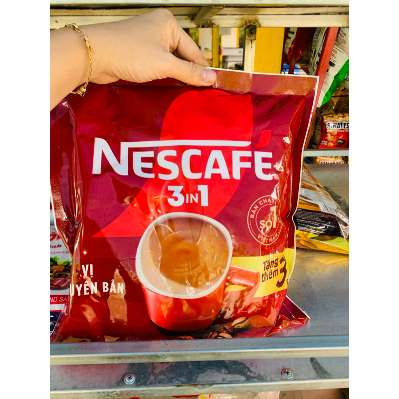 Cà phê Nescafe 3in1 hoà tan 49 + 3 gói