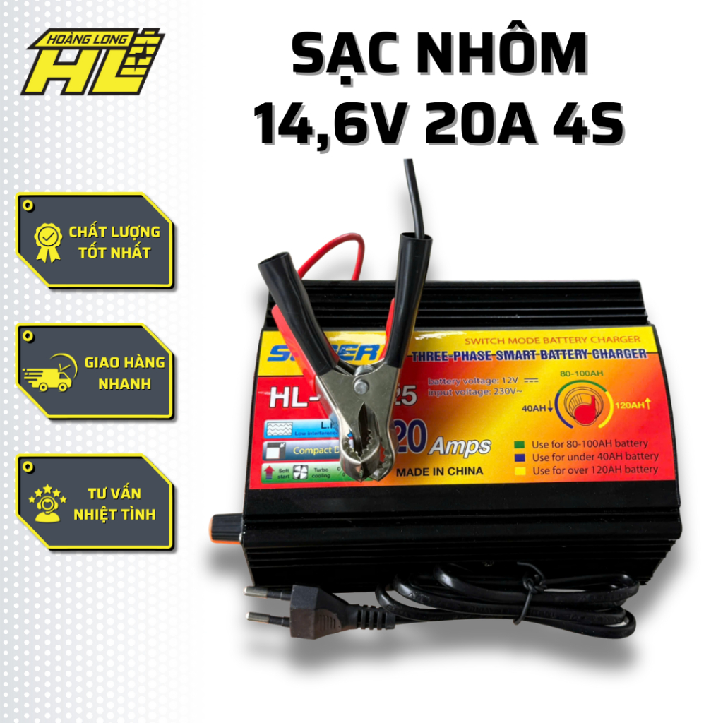Sạc Nhôm 14,6 20A 4S ( mới 100 %)
