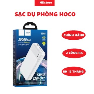  pin sạc dự phòng Hoco 10000 mah 20000 mah sạc nhiều thiết bị đèn led bảo hành 12 tháng 