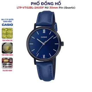 Đồng hồ nữ dây da Casio Anh Khuê LTP-VT02BL-2AUDF