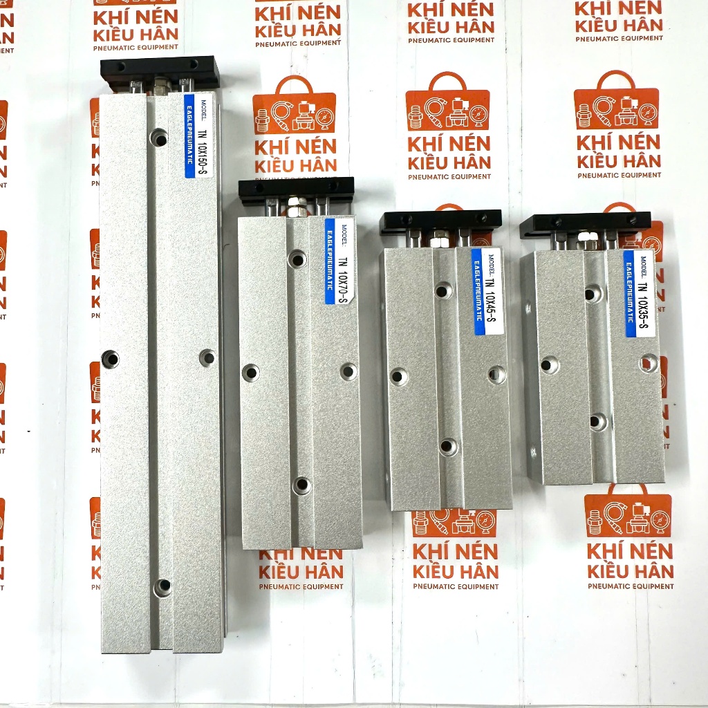 GIÁ XƯỞNG Xi lanh khí nén TN 10 - Xi lanh khí nén 2 ty TN 10 - Xi lanh khí nén thân dẹt TN 10 ẢNH TH