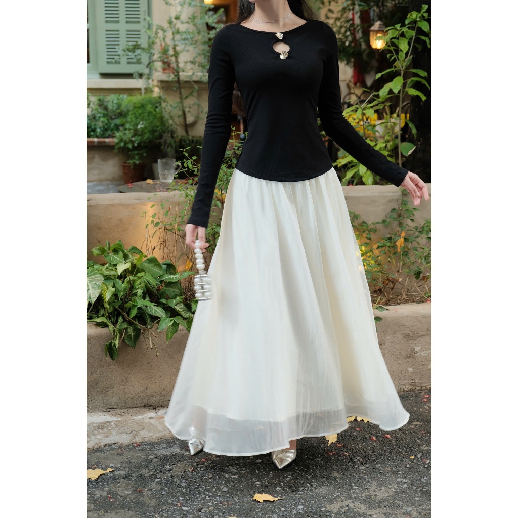 Chân Váy Voan Tơ Dáng Dài May 3 Lớp – Thanh Lịch, Nữ Tính, Tôn Dáng MioLady | BigBuy360 - bigbuy360.vn