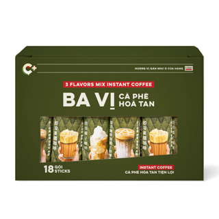 Set  18 30 50 gói cà phê hoà tan tiện lợi Cộng Cà Phê