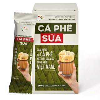 Combo 3 hộp cà phê sữa hoà tan Cộng Cà Phê (hộp 12 gói)